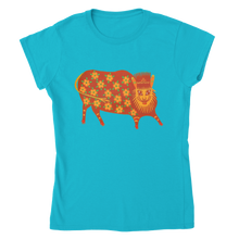 Load image into Gallery viewer, Wild Cat 1977 Maria Pryimachenko Womens T-shirt
